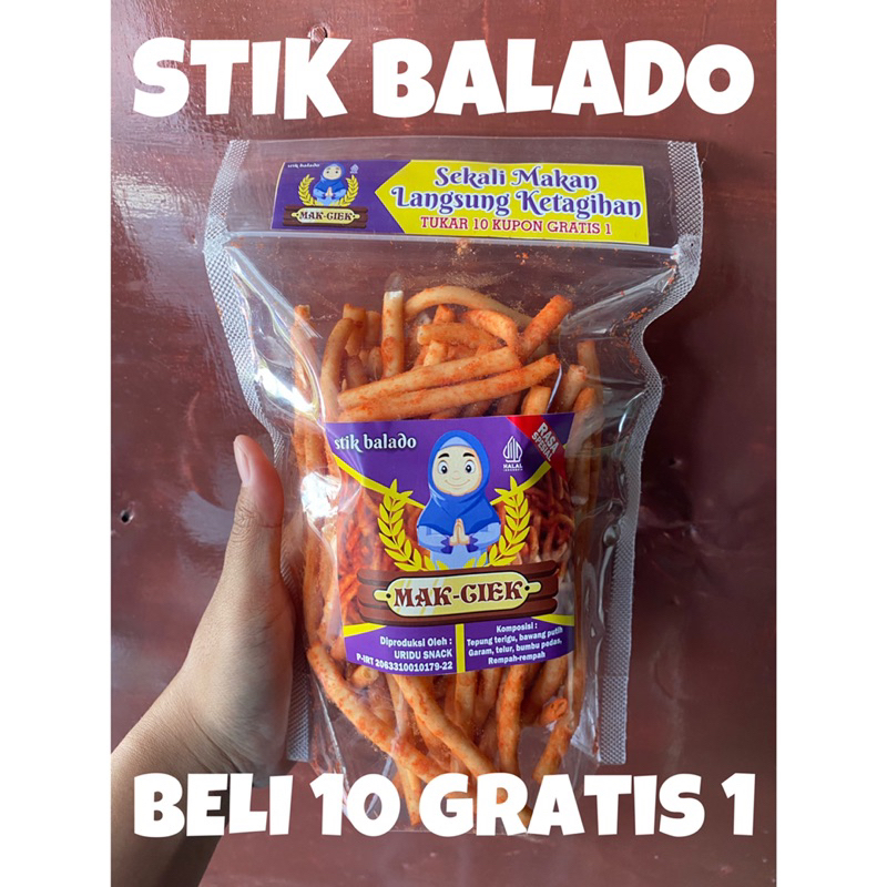 

(Bisa COD) STIK BALADO PREMIUM KEMASAN FULL ISI