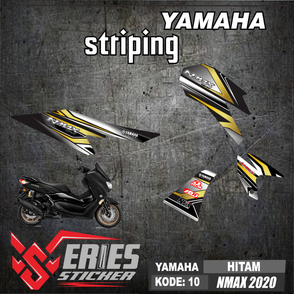 (cod) STRIPING NMAX NEW / STRIPING ALL NEW NMAX /MOTOR VARIASI NMAX 2020-2021 HOLOGRAM