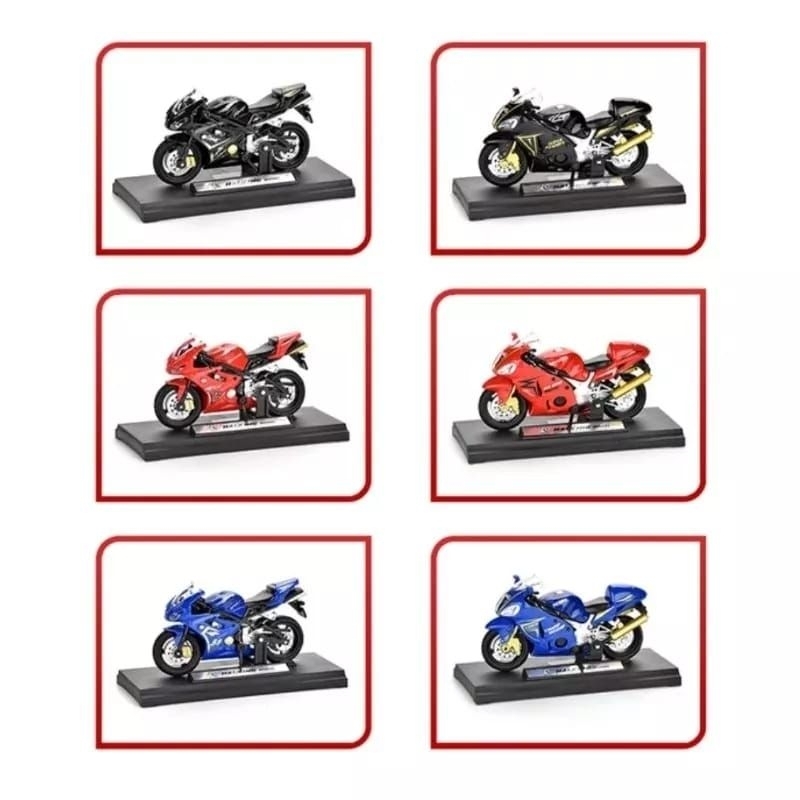 Diecast Motor Balap Gp / Miniatur Motor Balap Gp / Mainan Motor Gp