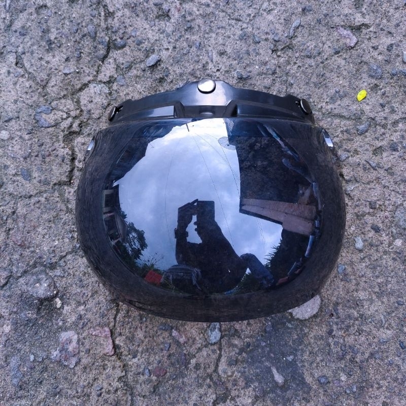 KACA HELM BOGO DEWASA CEMBUNG/FLAT/DATAR