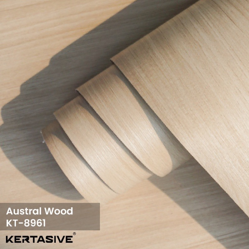 KERTASIVE PVC AUSTRAL WOOD pelapis furniture PVC STICKER SHEET austral wood