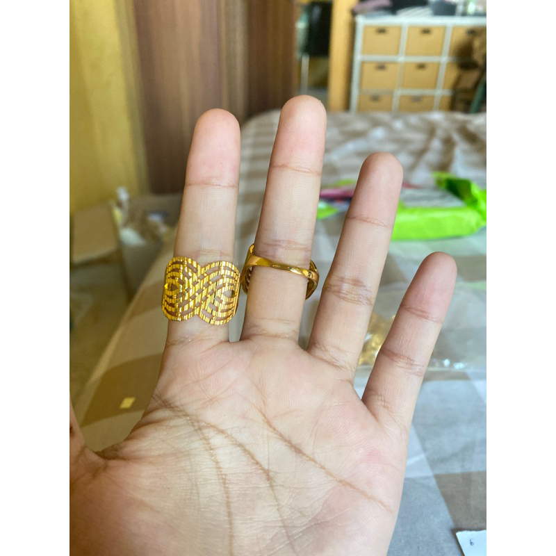 Cincin dubai new lapis emas 24k