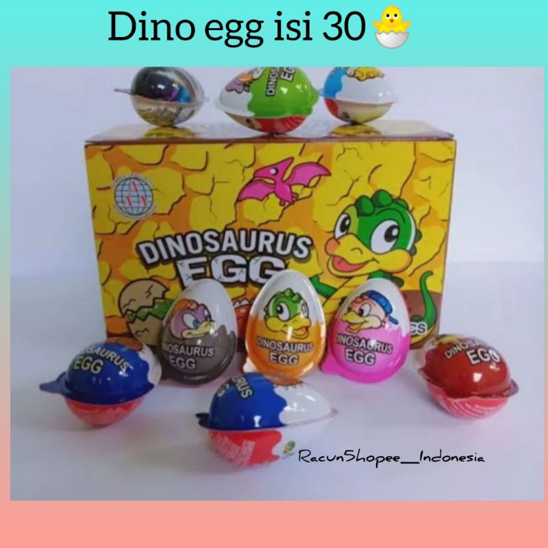 ISI 30PCS DINO EGG KINDERJOY KW