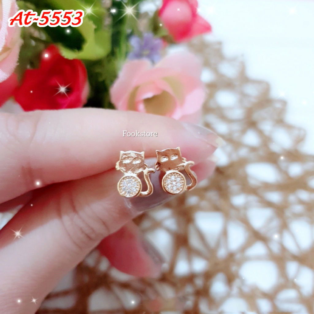 ANTING ANAK MODEL TUSUK MOTIF KUCING /AT-5553