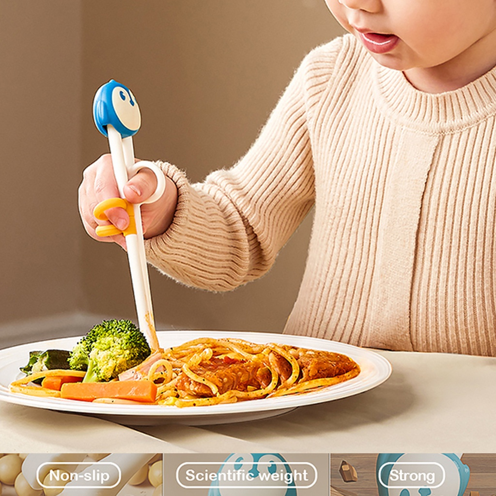 Sakumini Penguin Chopsticks Training Sumpit Belajar Makan Bayi Anak