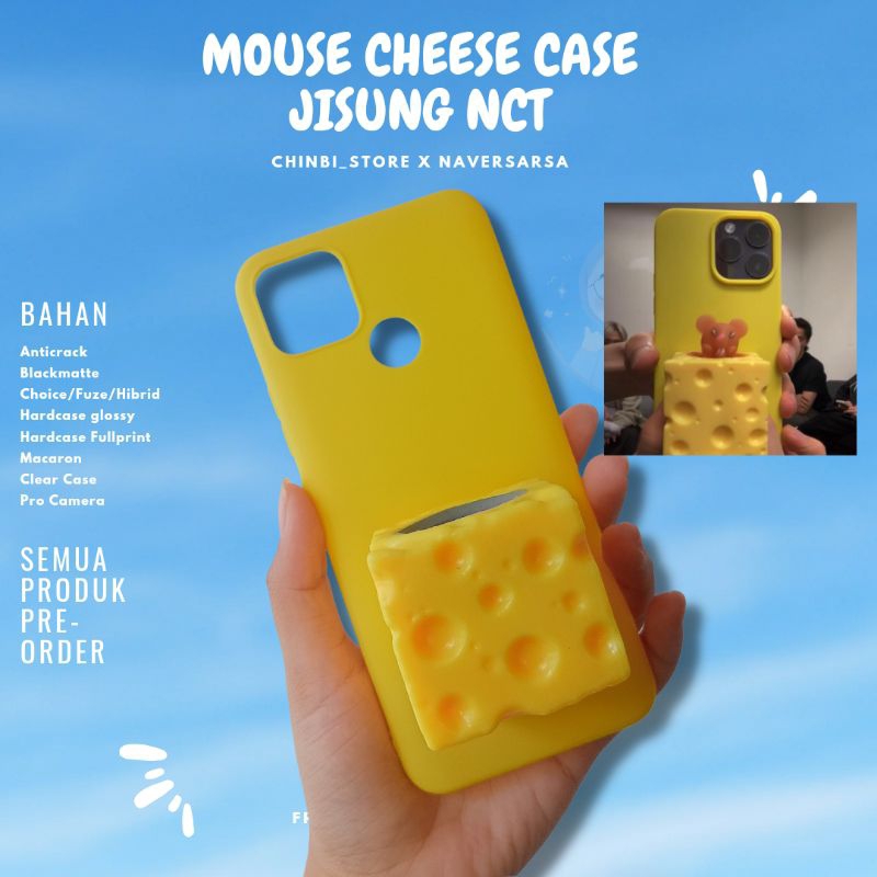 CASE CASING HP JISUNG NCT HAMSTER MOUSE CHEESE CASE SOFTCASE