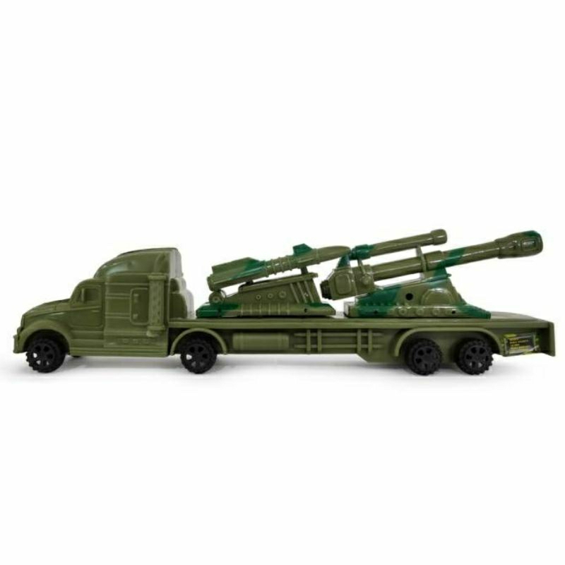 MAINAN ANAK DIECAST TRUCK TENTARA MILITER TRUK FRICTION ARMY MILITER OCT6112