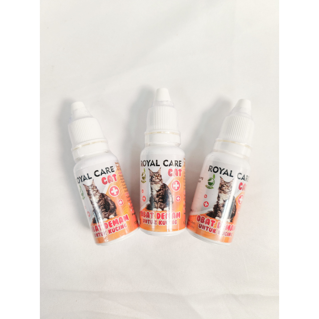 ROYAL CARE Obat Demam Kucing Penurun Suhu Tubuh Radang Nyeri 10 ml