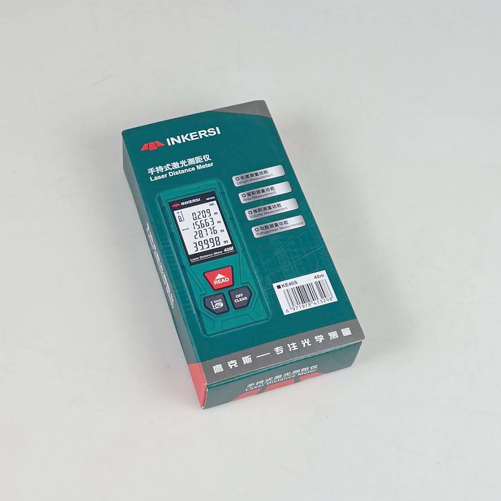 INKERSI Meteran Laser Digital Electronic Accuracy Ruler Infrared 40M - KE40S - Green