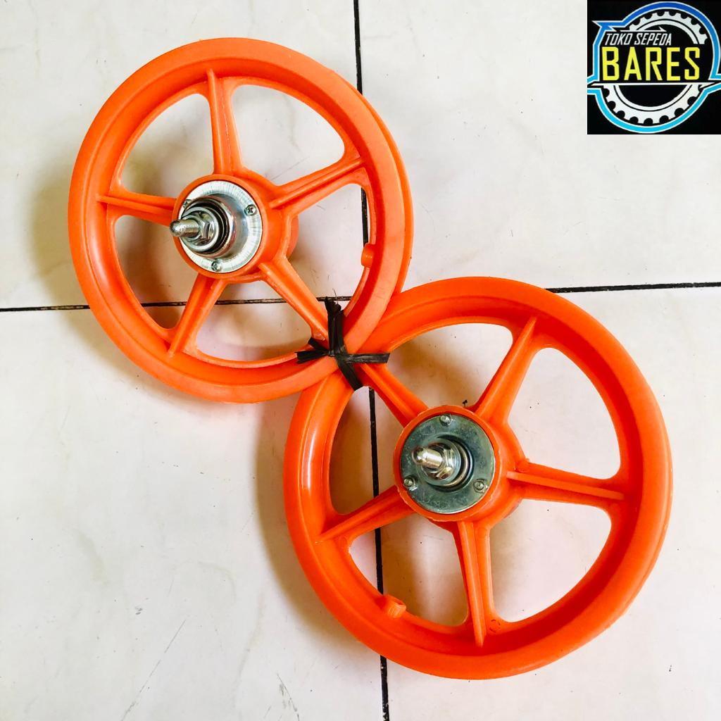 Roda Velg Sepeda BMX / Mini Anak 12 / Wheel Set Bintang / Racing