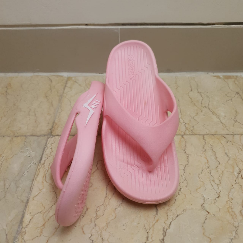 Sandal Japit Jelly Wanita Strip NICE Samping MKY 8802-022 36-41