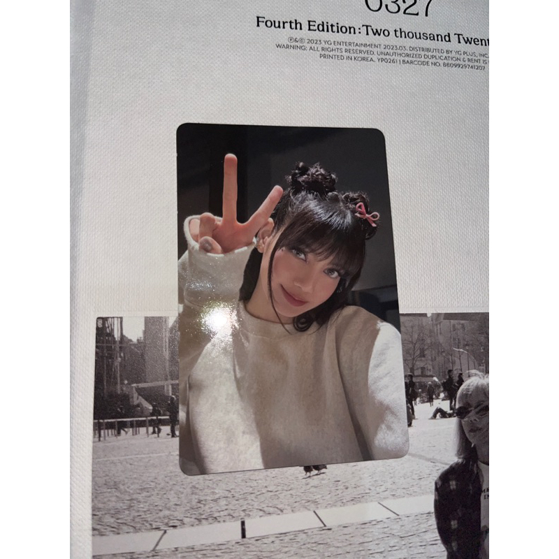 OFFICIAL PHOTOCARD LISA 0327 PHOTOBOOK VOL.4
