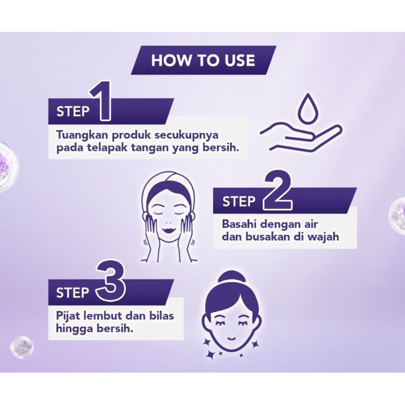 Wardah Renew You facial wash 100ml/Pembersih Wajah dengan Natural AHA