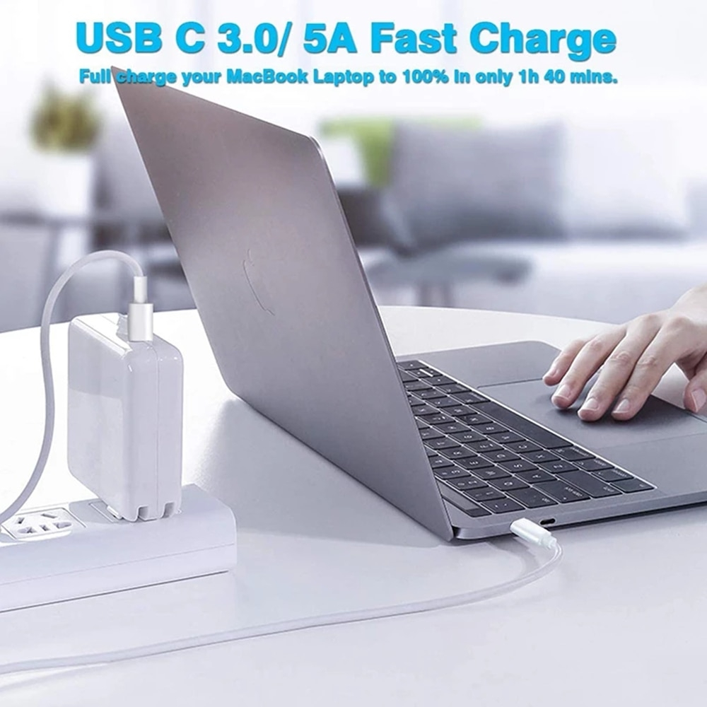 Adaptor Macbook Air M1 30Watt + 2meter USB-C Charger Line MacBook Air M1 Retina A2337 A2179 A1932 A1534