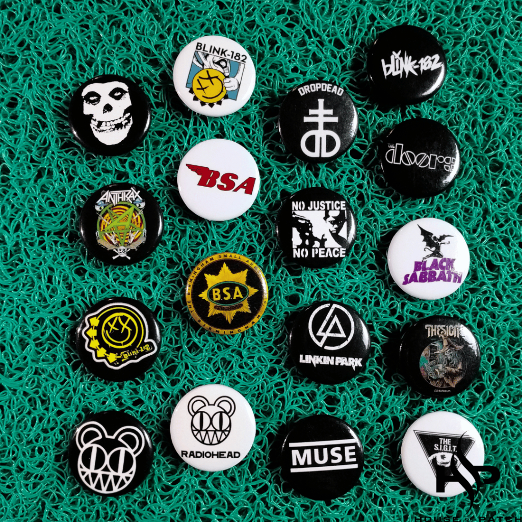 PIN BUTTON MINI MUSIK / CYCLE BEST QUALITY 2