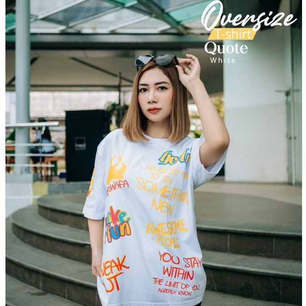 Deliwafa  - (Deliwafa) Oversize Unisex T-Shirt Quote