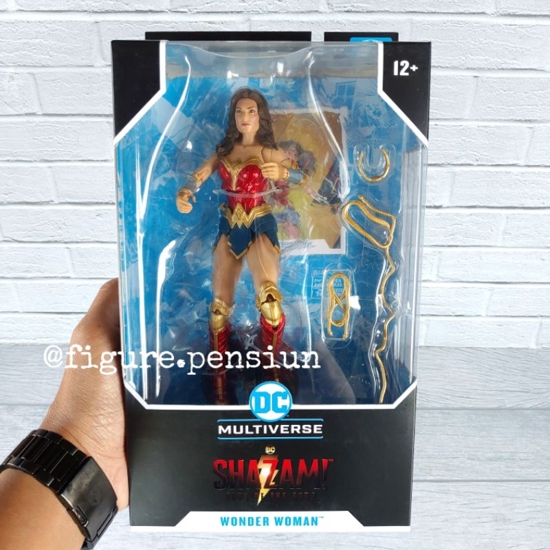 DC MULTIVERSE MCFARLANE MOVIE WONDER WOMAN SHAZAM ACTION FIGURE