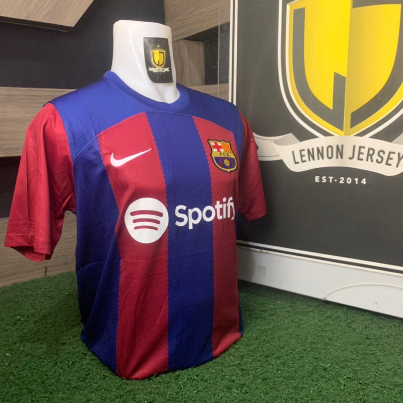 Jersey Barcelona Home 2023 2024 Import Grade Ori Official Baju Bola Barca Premium