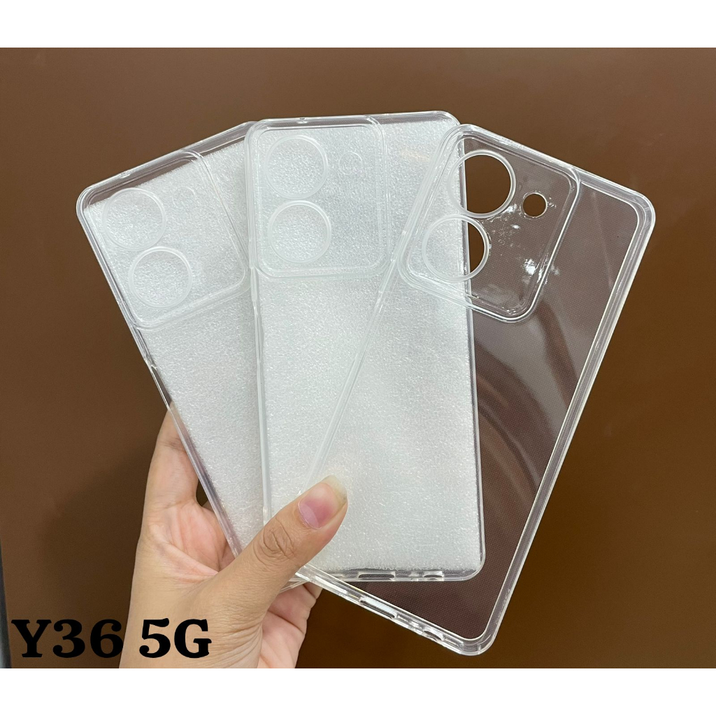 Case VIVO Y36 5G Case Fusion Shockproof transparan / Case liquid / Case Clear / Case Black Matte Protect Camera