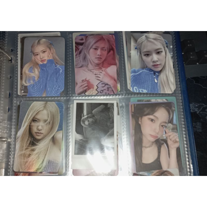 Photocard Rose Blackpink R Polaroid Born Pink