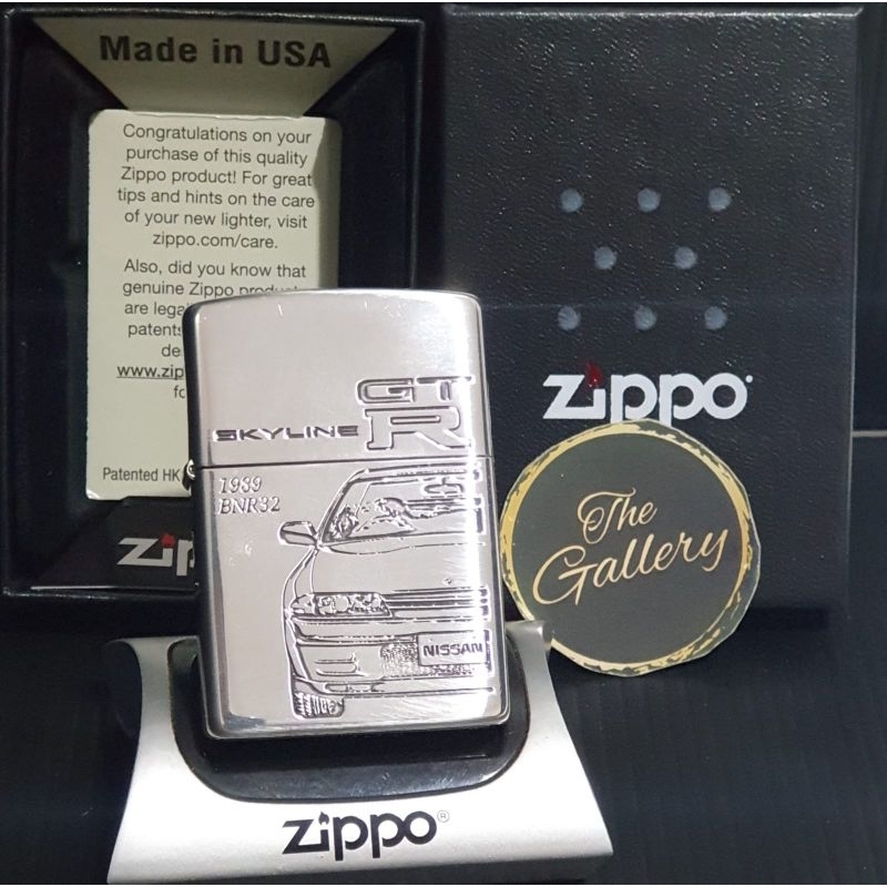 ⭐⭐⭐⭐⭐ ZA-5-188 ORIGINAL ZIPPO NISSAN GTR 1989 BNR32 LIMITED JAPAN EDITION