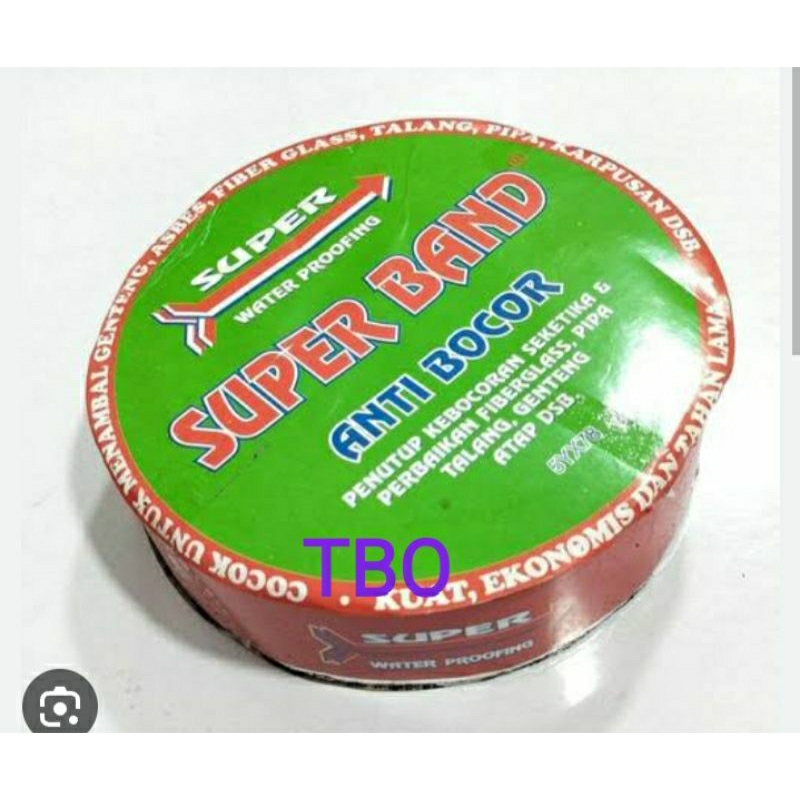 Lakban Isolasi Tambal Atap Seng Talang Asbes Super Band 10 Meter, Isolasi Anti Bocor, Aspal Atap