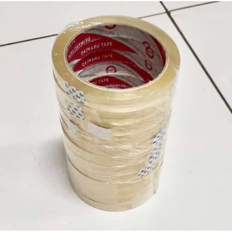 

[12rol] Selotip Isolasi Daimaru 1/2 inch x 72 yard (12mm)