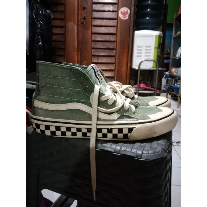 vans sk8 hi 138 decon sf green