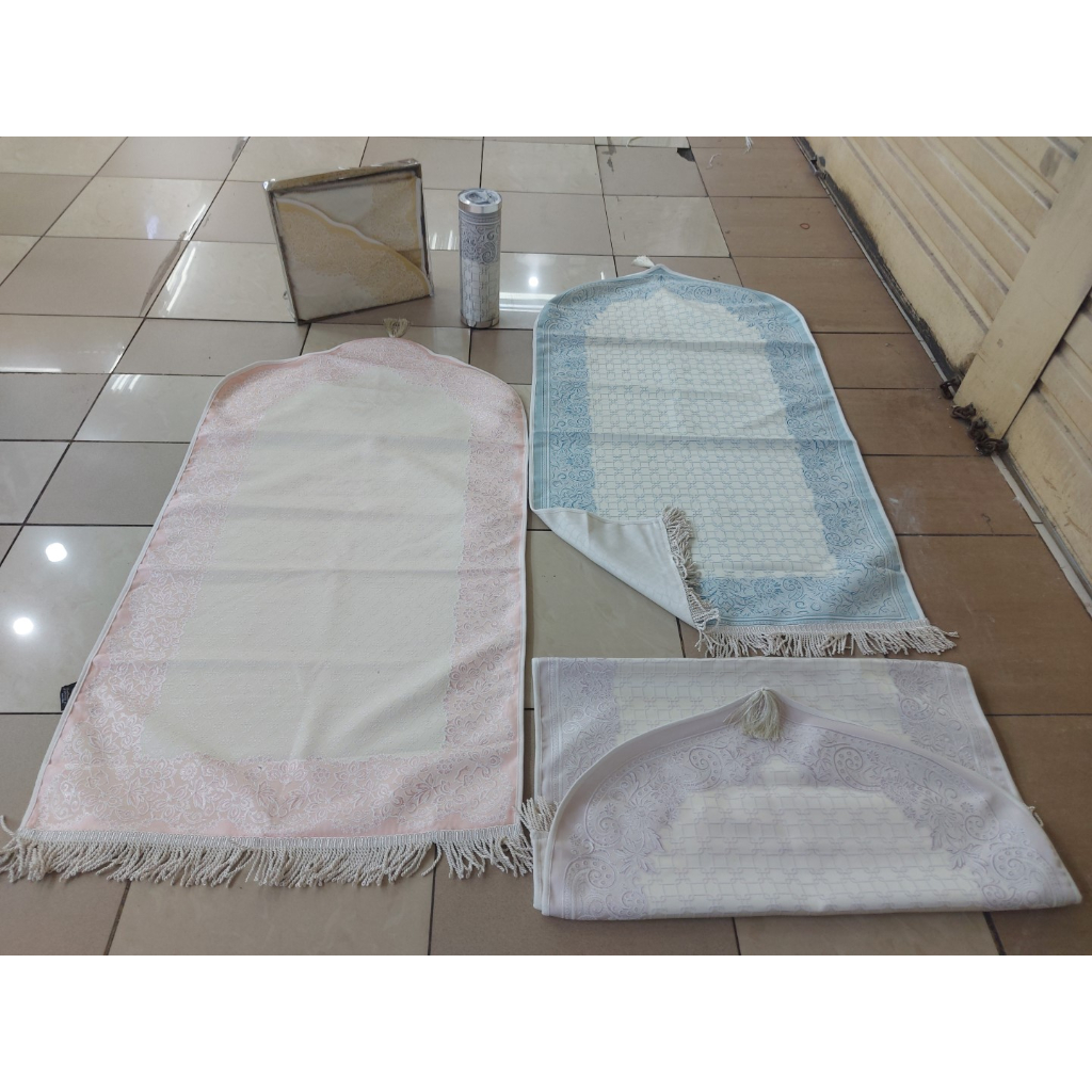 Sajadah Kubah Genova Kano Tuhfa Kerucut Exclusive Souvenir Haji Umroh