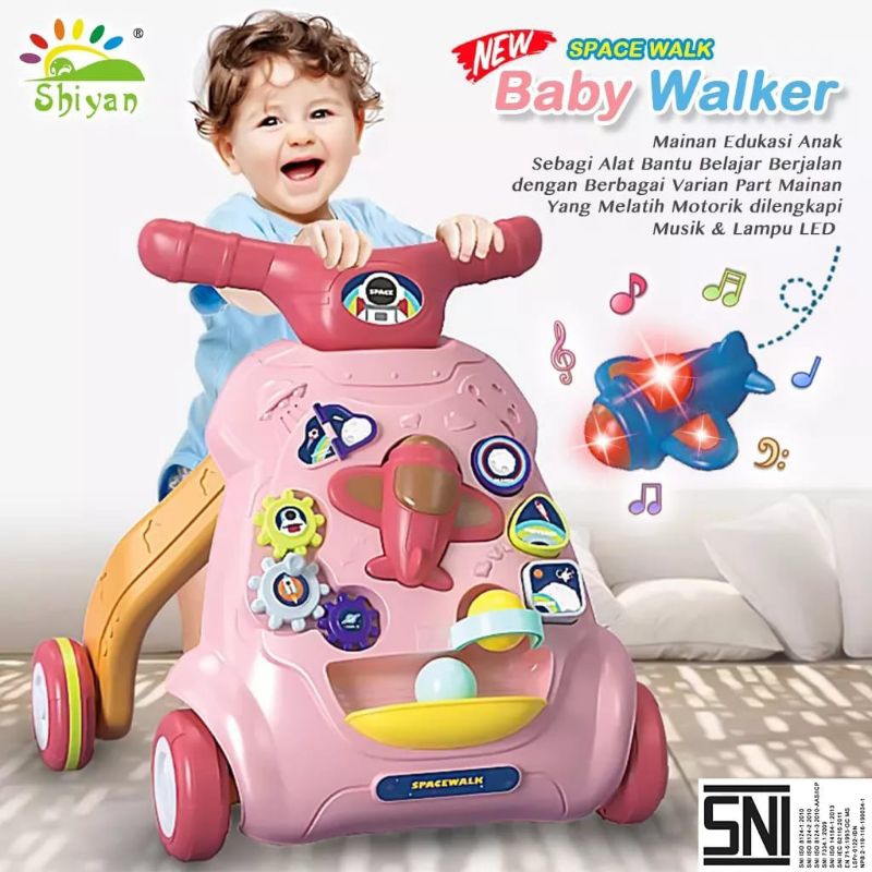 [rumahbayipdg] Mainan dorong anak bayi || baby push walker alat bantu belajar jalan bayi