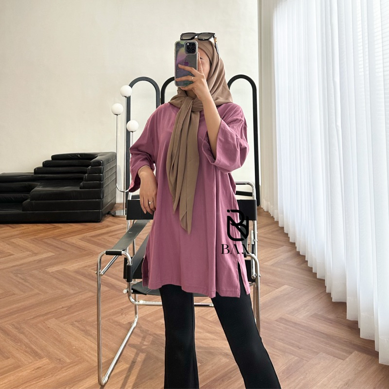 SLIT TUNIK COTTON COMBED