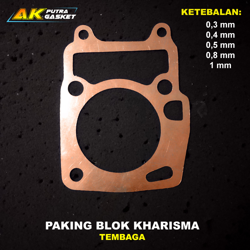 Paking Perpak Blok Kharisma Tembaga / Packing Gasket Honda Kharisma