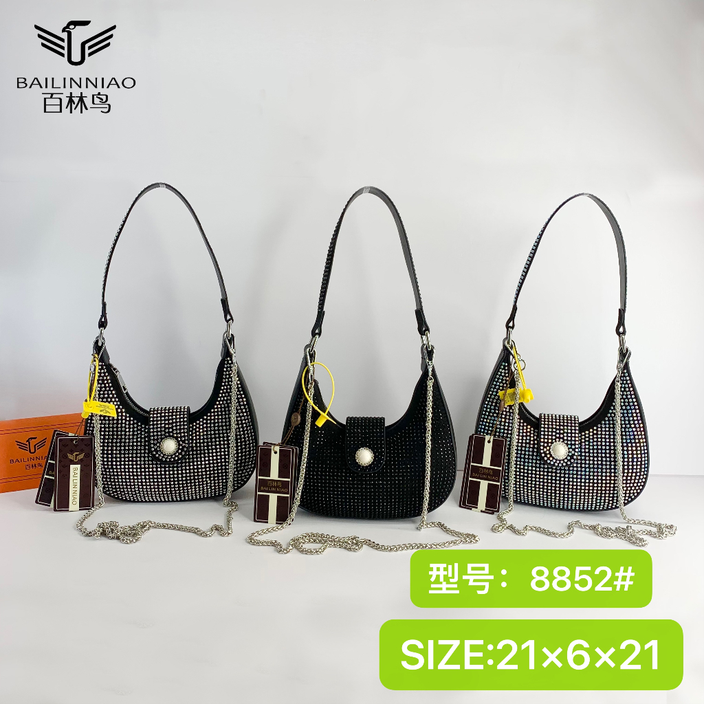 2482 free certificate &amp; paperbag tas selempang wanita import fashion tas bahu wanita tas slingbag wanita terkiniian cantik