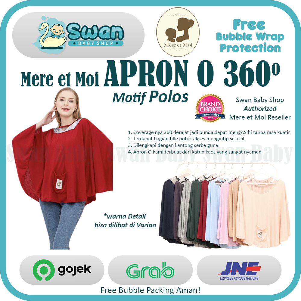 Mere - APRON O / Apron menyusui 360 derajat / APRON O POLOS