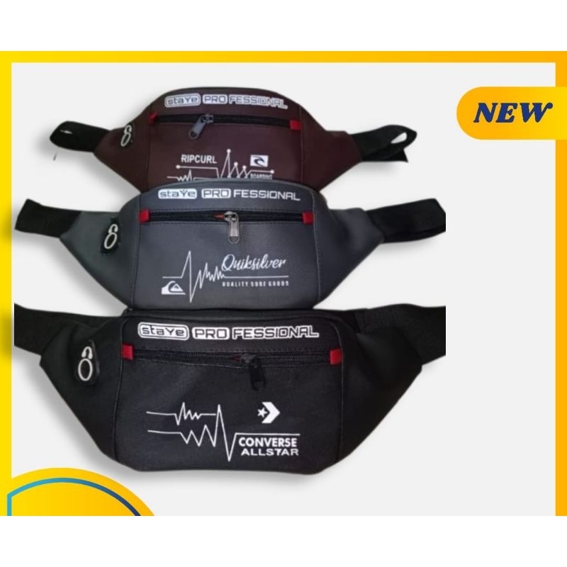 TAS SELEMPANG PRIA WAISTBAG OVALL KEKINIAN