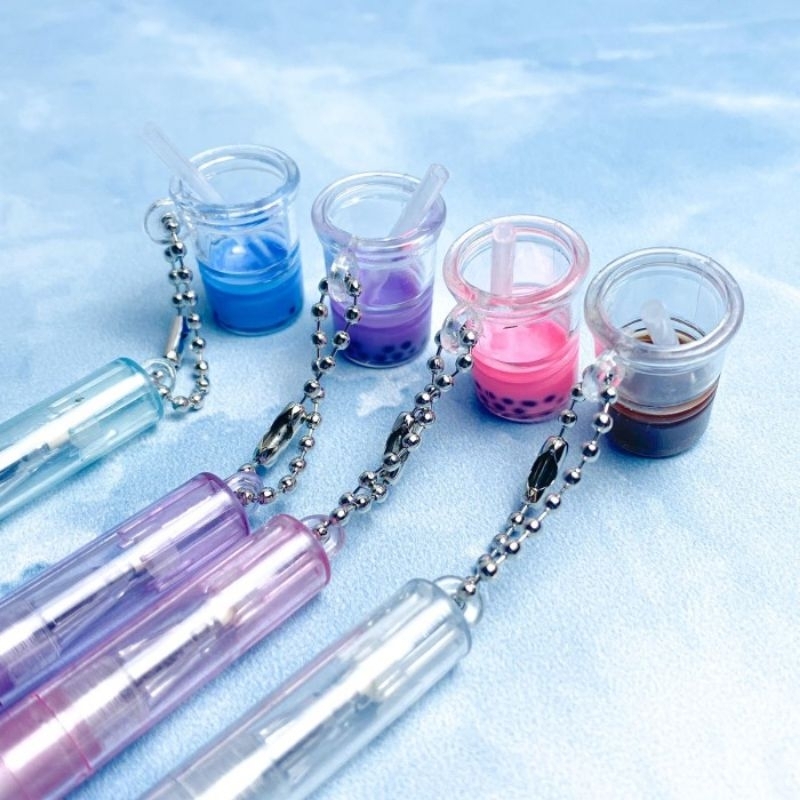 

Pulpen Gel Gantungan Motif Minuman Boba Tea Pen Karakter Bolpen Gel Minuman Murah Cod