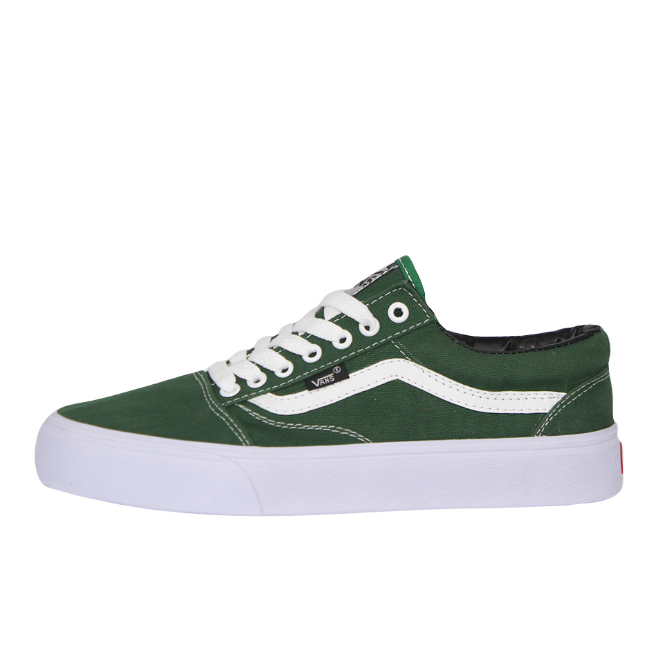 Sepatu Vans old skool polos pria dewasa sneakers kanvas wanita gaya keren ringan