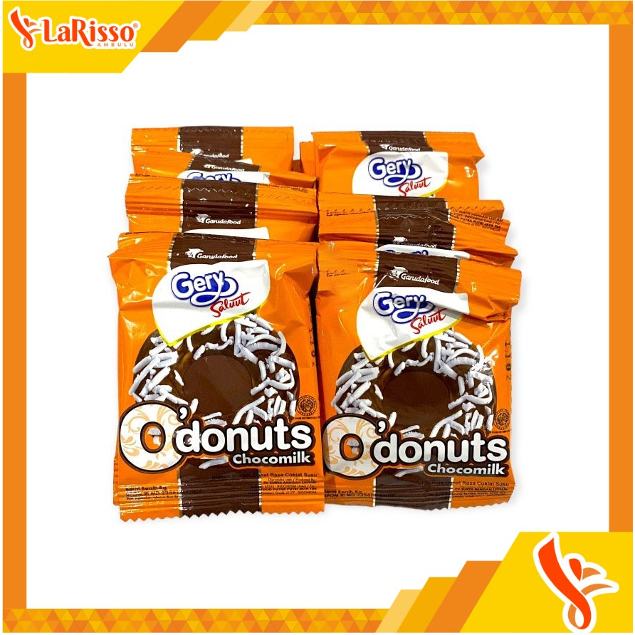 

GERY O'DONUTS BISKUIT CHOCOMILK 8GR (24'S)