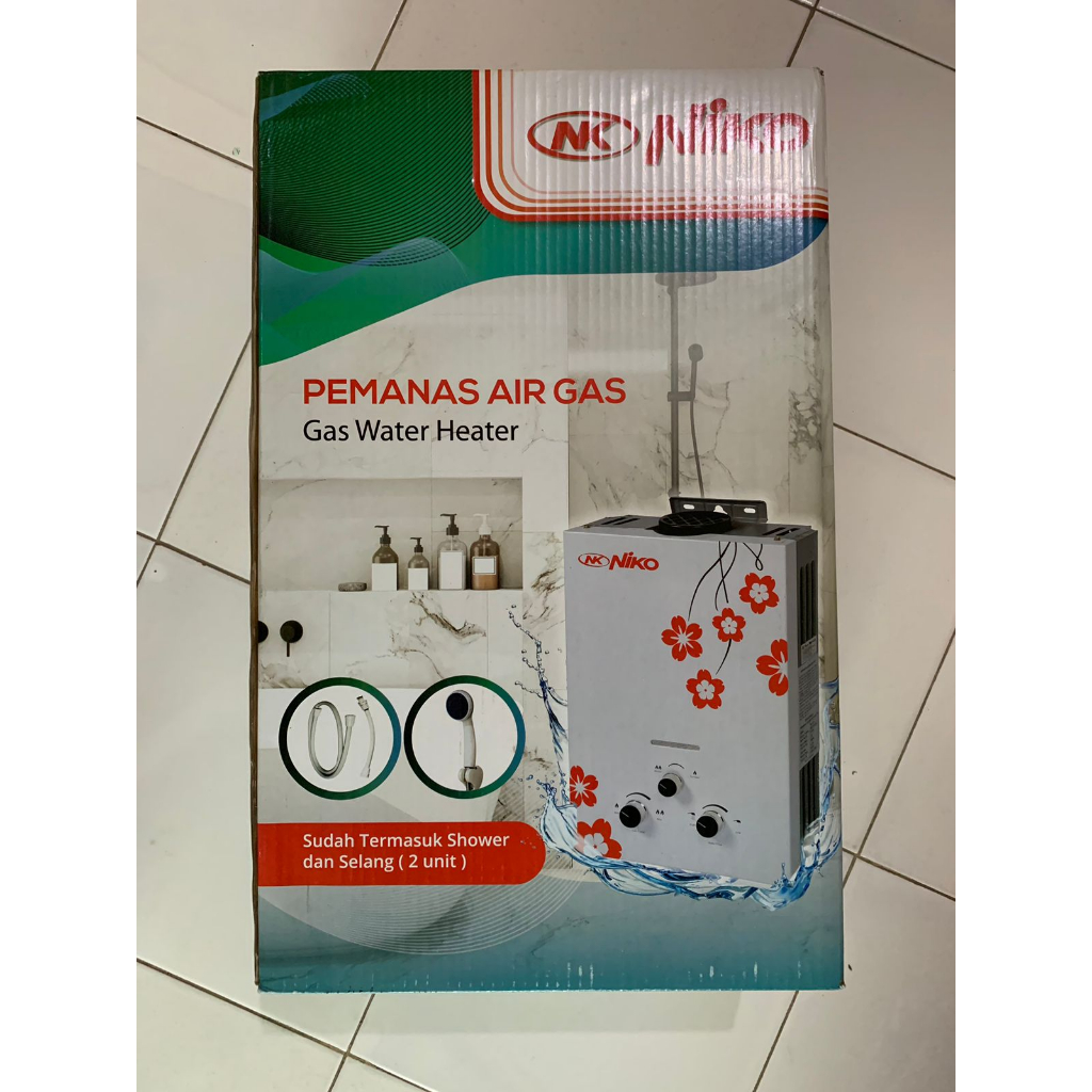 Gas Water Heater Pemanas air NIKO//  Pemanas Air Panas Niko