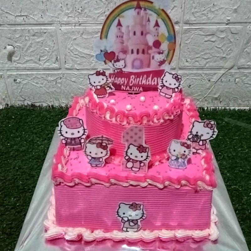 

kue ulang tahun request karakter tingkat