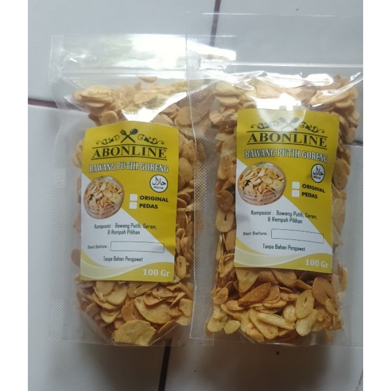 

ABONLINE Bawang Putih Goreng 100 Gram