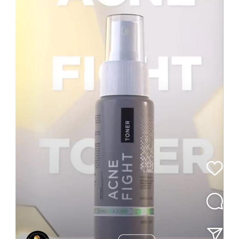 (NEW) Toner FIGHT Acne Ms Glow / Toner Acne Fight Ms Glow