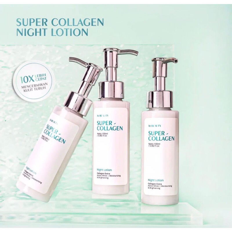 New Night Lotion Super Collagen Kf Beauty Ori