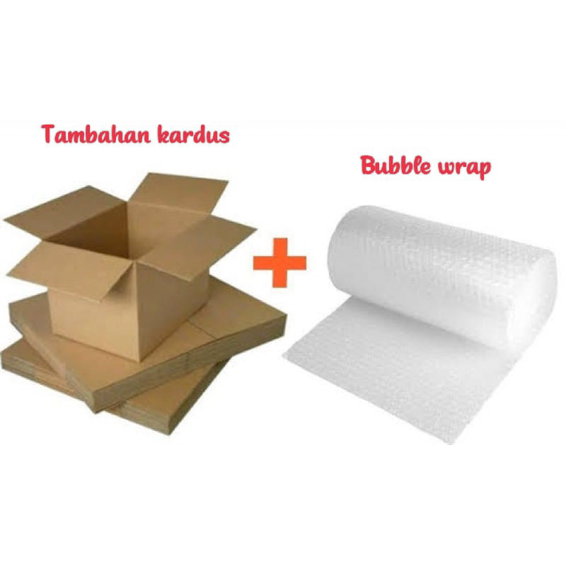 

PACKING TAMBAHAN KARDUS/BUBLE WARP