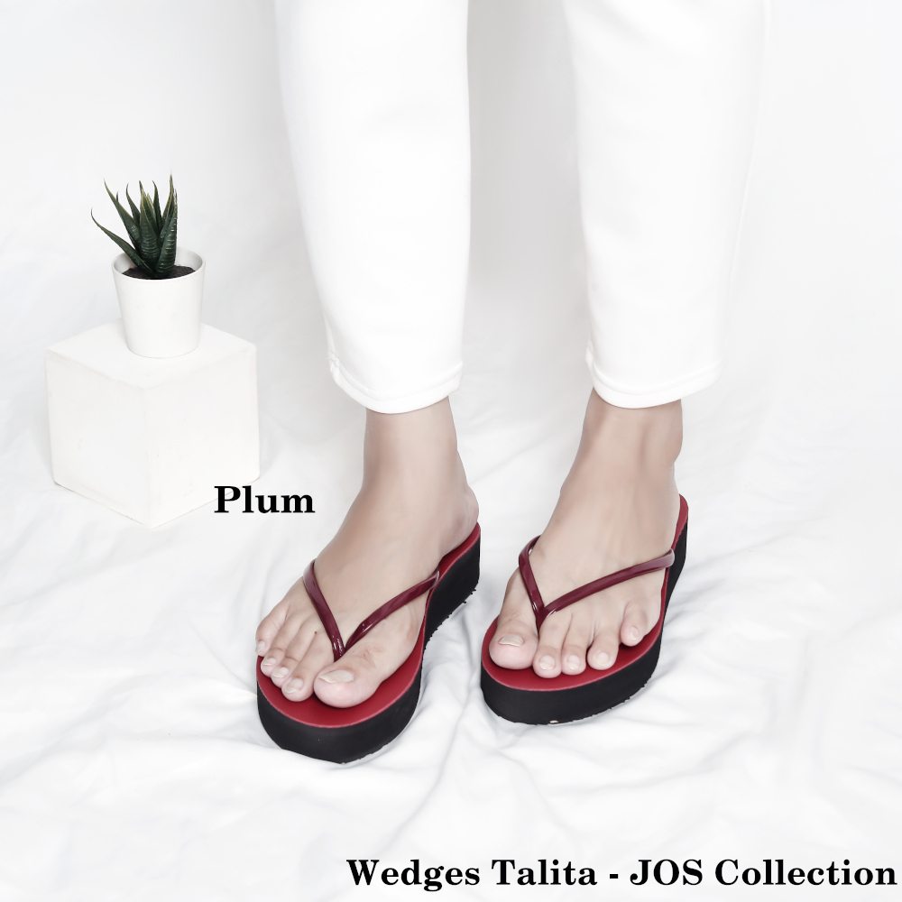 Sandal Wedges Wanita - Talita Tinggi 4 cm by JOS Collection