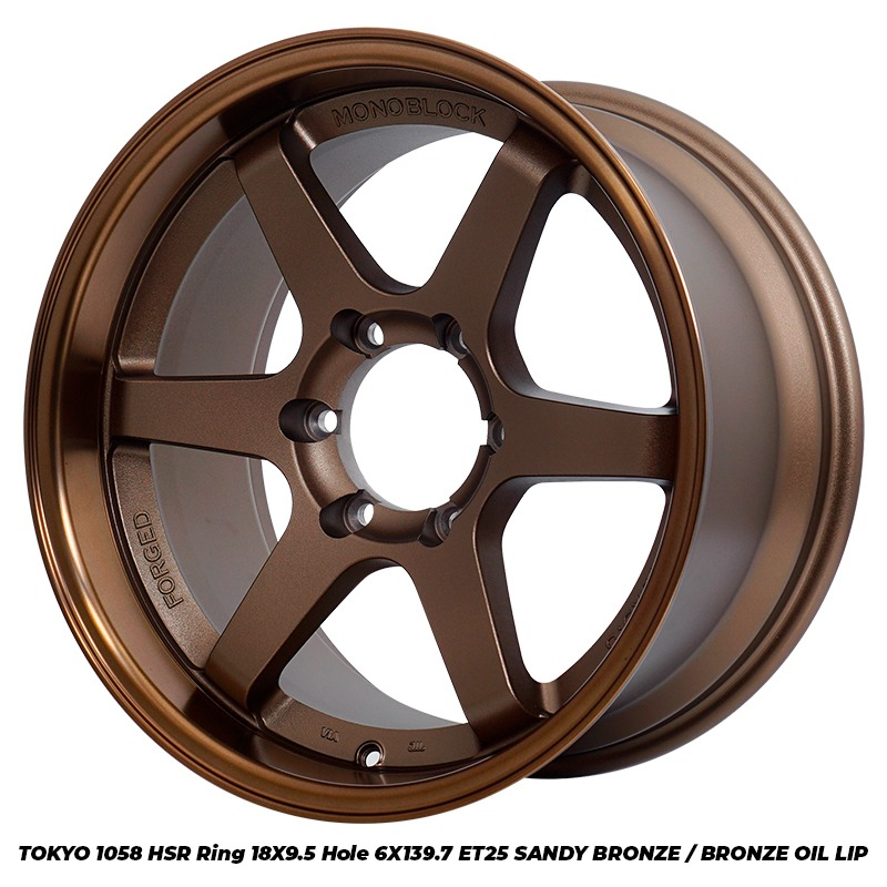 Velg Te37 Ring 18 Lebar 9,5 Lobang Baut 6 Et25 Hsr Wheel Original Tokyo