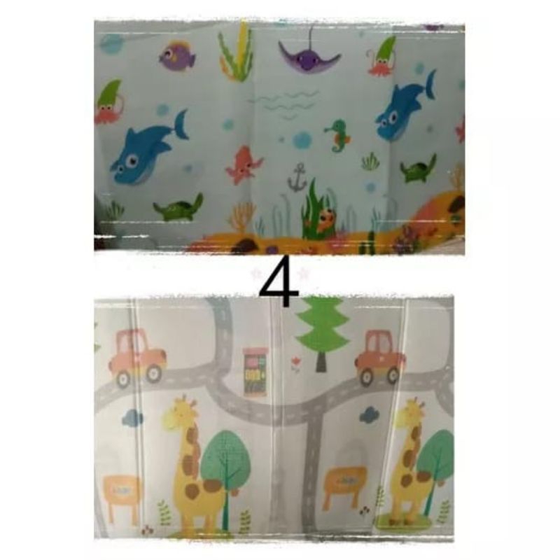 (1KG MAKASSAR )PLAYMAT MATRAS BAYI 2 SISI 180X 200 CM KETEBALAN 6 MM