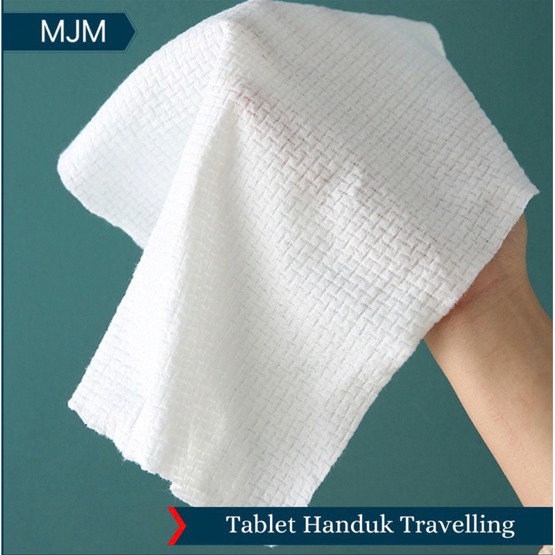 HANDUK DISPOSABLE SEKALI PAKAI / MINI DISPOSABLE TOWEL / TISSUE HANDUK MINI TRAVELLING KOMPRES TOWEL PORTABLE   / TABLET HANDUK MINI TRAVELLING KOMPRESS