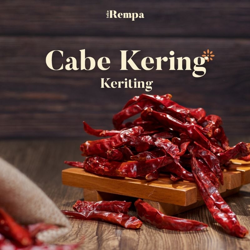 

Cabe Kering Keriting / Dried Chilli Wrinkle 100gr