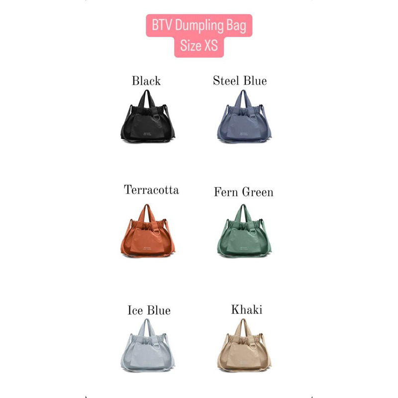 [Jastip] Tas BTV Size XS